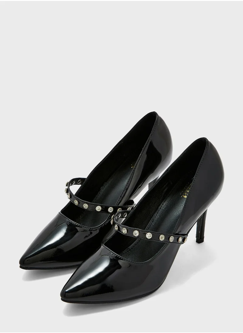 ELLA Patent Pointed Pump
