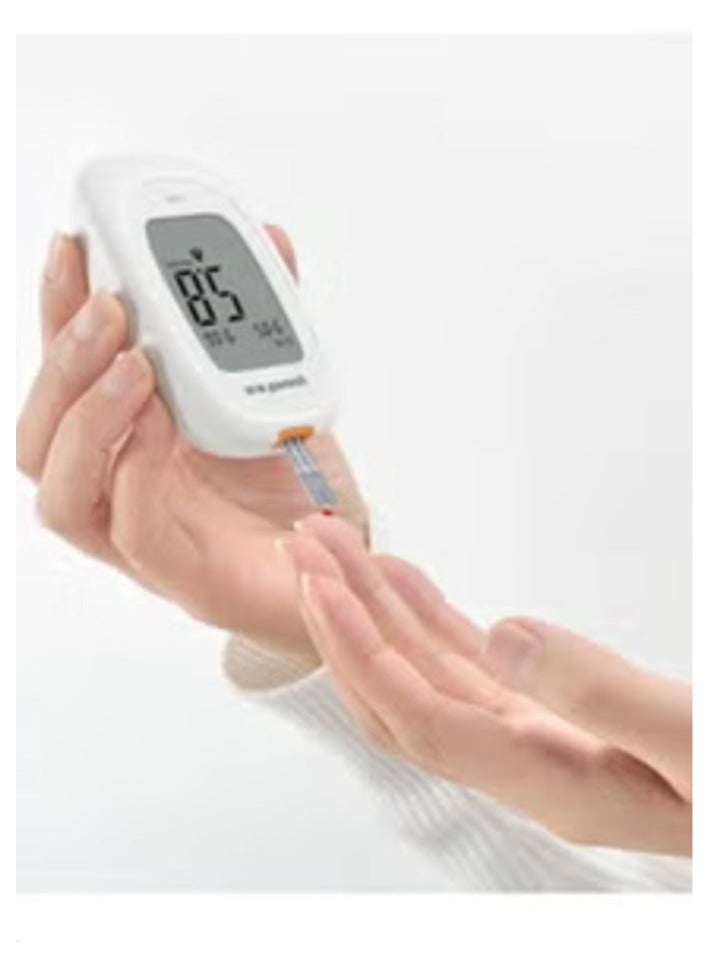 يوويل مجموعة مكونة من جهاز قياس نسبة السكر في الدم مع علبتين شرائط قياس السكر وعلبتين إبر وخز. - Image 3