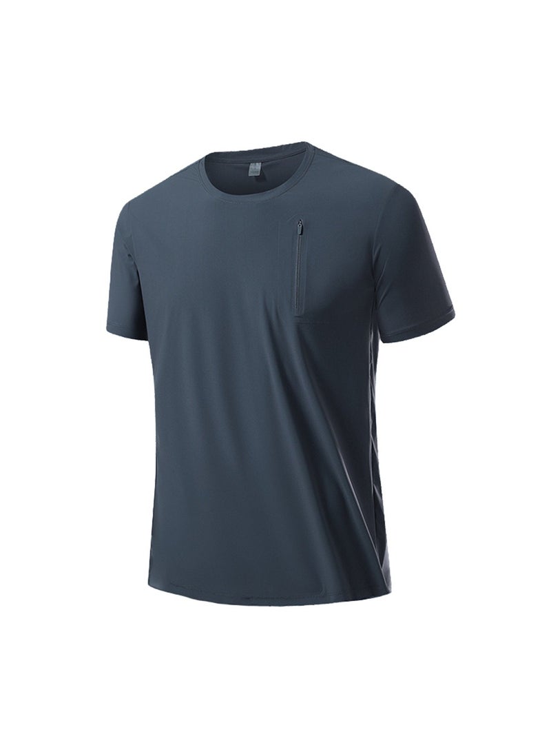 QUASER Mens T-Shirt O-Neck Basic Short Sleeves,Everyday Tee For Men,Comfortable Soft Men's T-shirt - Image 5