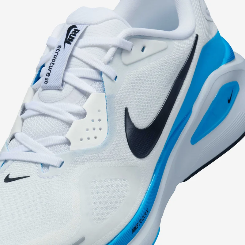 Nike White Men's Structure 26 Road Running Shoes for Men | Best Price UAE