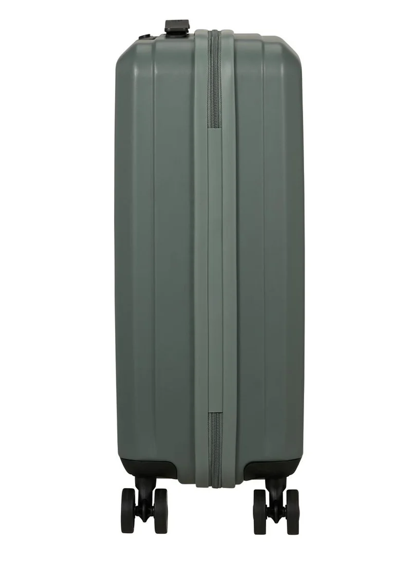 AMERICAN TOURISTER 55 cm / 20 inch Aerojoy Suitcase, Cabin Size 55 cm / 20 inch, 4 Wheels, Hard Top, ABS, Dark Forest|TSA Lock|Inner Mesh Zippered Divider|Cross Ribbons|Lightweight - 3 Years International Warranty  | Best Price UAE