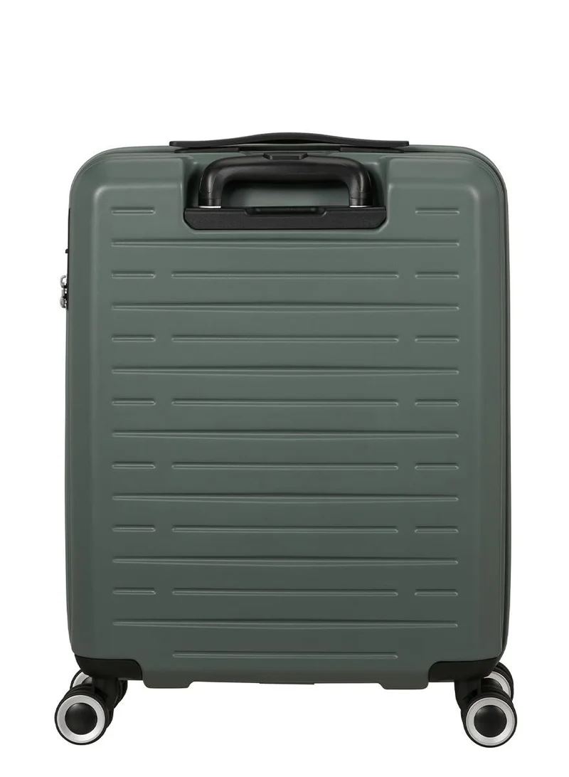 AMERICAN TOURISTER 55 cm / 20 inch Aerojoy Suitcase, Cabin Size 55 cm / 20 inch, 4 Wheels, Hard Top, ABS, Dark Forest|TSA Lock|Inner Mesh Zippered Divider|Cross Ribbons|Lightweight - 3 Years International Warranty  | Best Price UAE