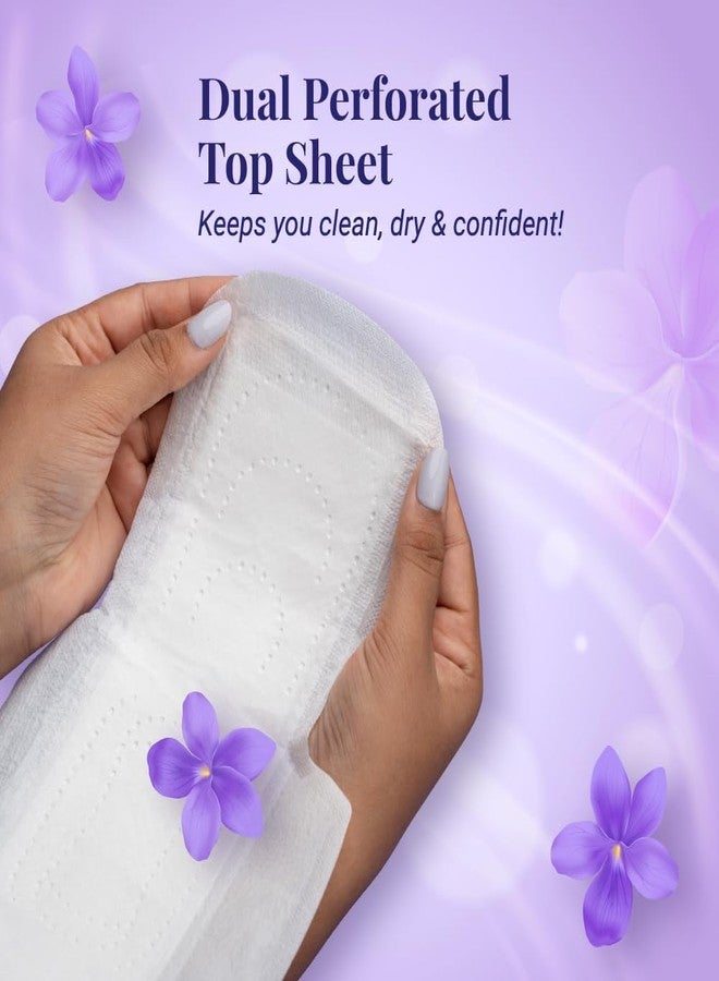 NIINE Dry Comfort Ultra Thin XL+ Sanitary Napkins for Heavy Flow (Pack of 1)50 Pads|320mm Long| Suitable for Heavy Flow|Faster Absorption |Prevents Wetness & Leakage Free Biodegradable disposable bags - Image 5