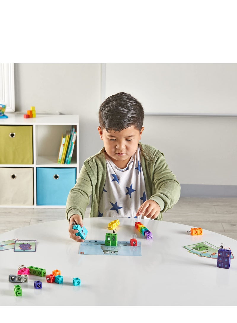 Math Linking Cubes Unfix Cubes Number Blocks for Kindergarten Learning Activities, Learning Resources Cubes, Multicolor - Image 2