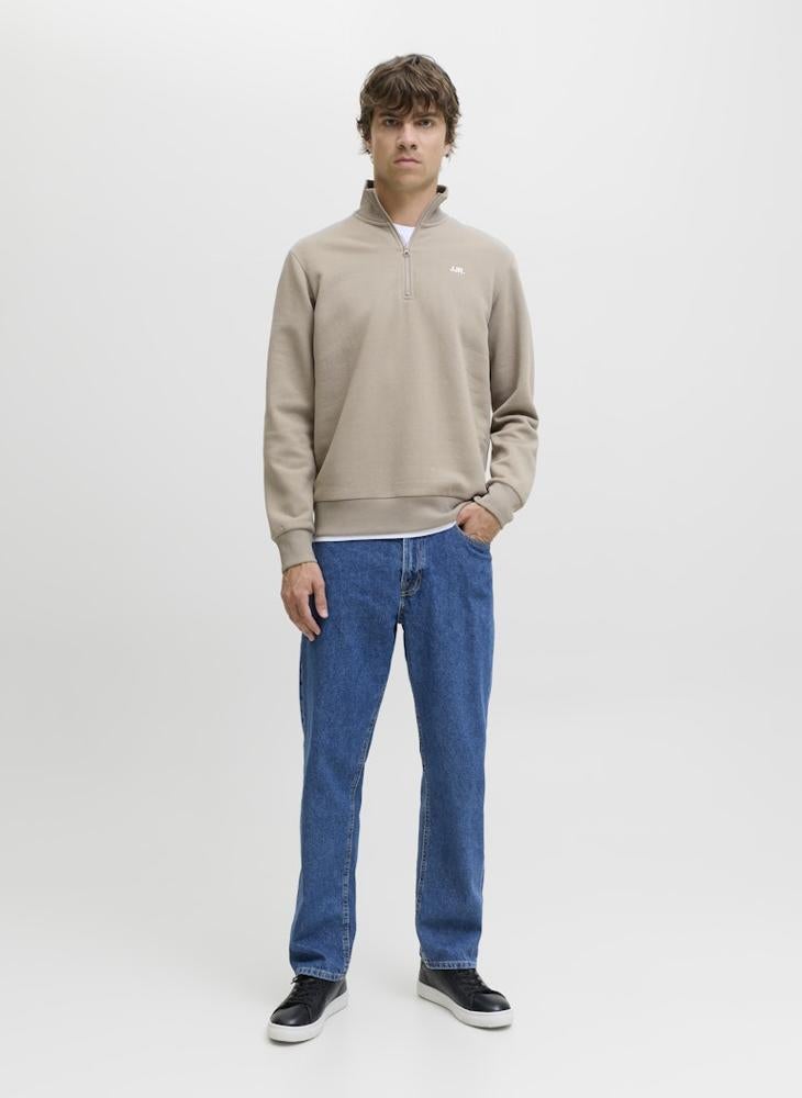 JJ Rebel Logo Sweat Half Zip Cardigan - Image 1