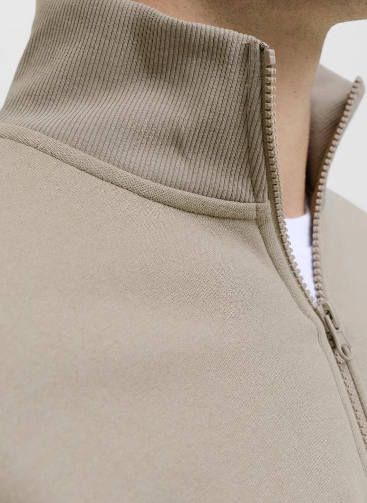 JJ Rebel Logo Sweat Half Zip Cardigan - Image 3