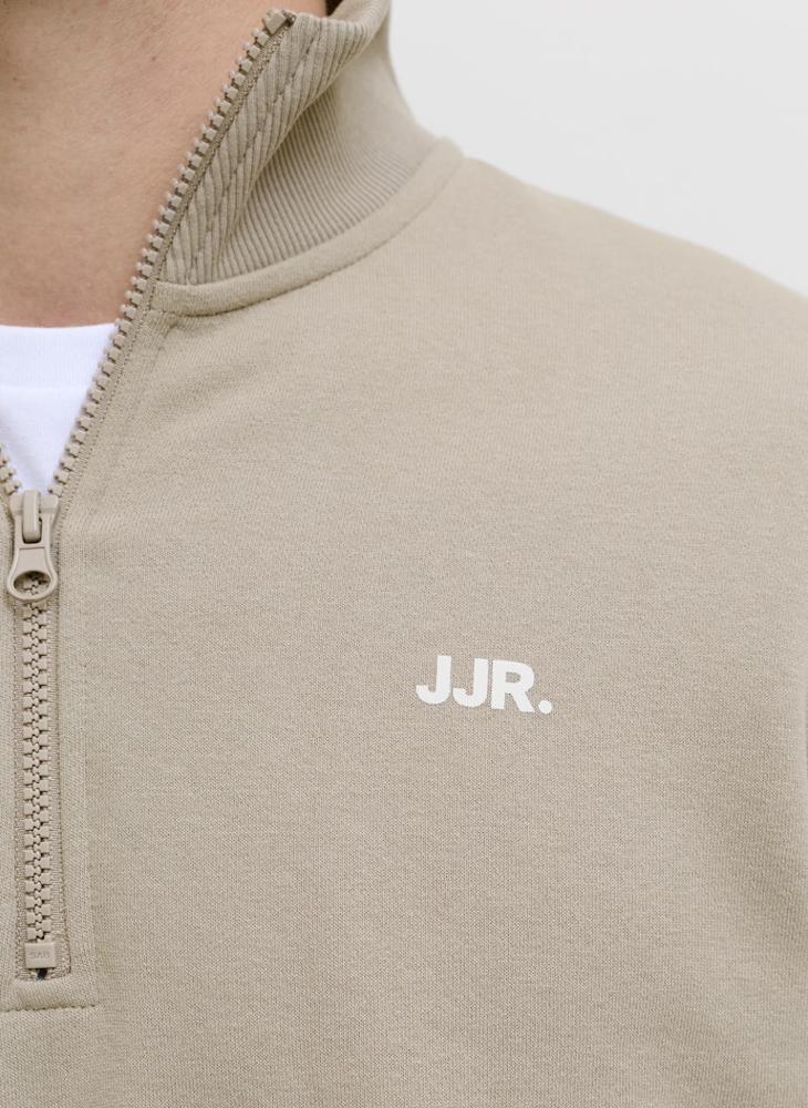 JJ Rebel Logo Sweat Half Zip Cardigan - Image 4
