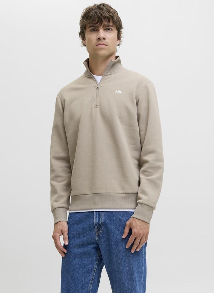 JJ Rebel Logo Sweat Half Zip Cardigan - Image 5