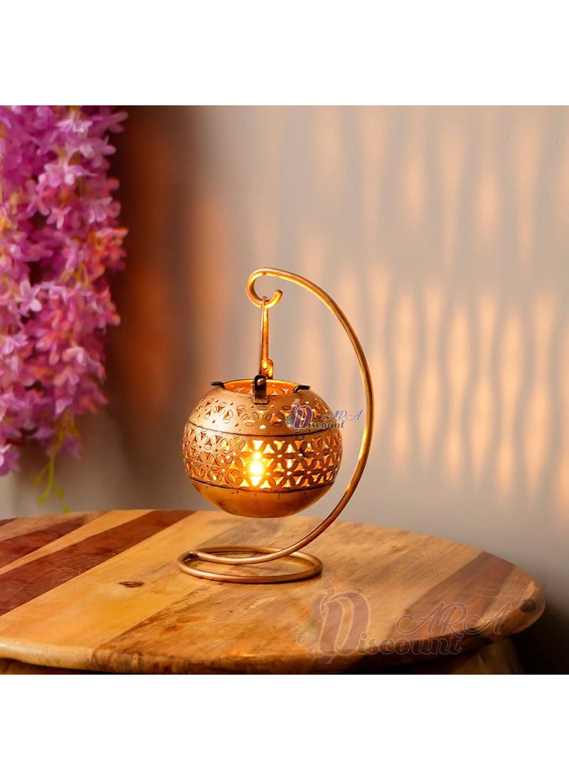Discount ARA Discount ARA Tealight Candle Holder Antique Finish Decorative ItemsDiwali Decoration Items Home Decor Items for Living Room Bedroom I Drawing Room Candle Holders Candle Stand Gifts Items  - Image 1