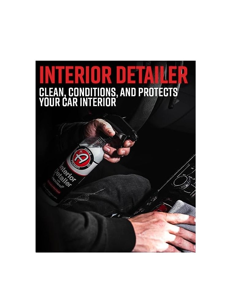Adam's Polishes Adam's Most Popular Car Detailing Kit - Car Wash & Cleaning Kit | Our Top Selling Products Bundled | Car Wash Soap Shampoo, Detail Spray Car Wax Quick Detailer, Car Interior Cleaner. - Image 4