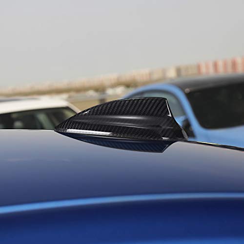 BLAKAYA Replacement for Antenna Cover Shark Fin Trim Hood Carbon Fiber Automotive Roof Aerials for BMW M2 M3 M4 M5 F20 F22 F30 F32 F35 F36 F82 F87 F90 G11 G12 G20 G30 G38(Black) - Image 5