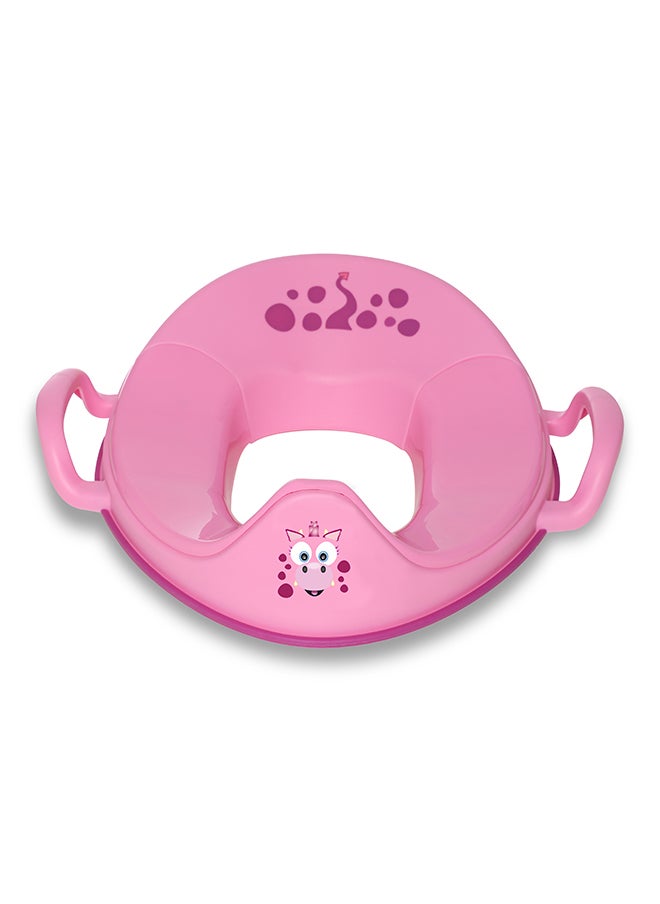 My Carry Potty My Little Trainer Seat - Pink Dragon Enchanting Toilet Training Seat For Kids – Fun, Secure And Portable  - Image 1