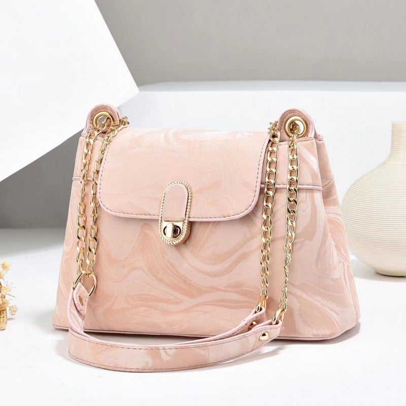 New Macaron Printed Trendy Casual High-End All-Match Shoulder Bag Women'S Small Square Bag Handbag Crossbody Bag - Image 2