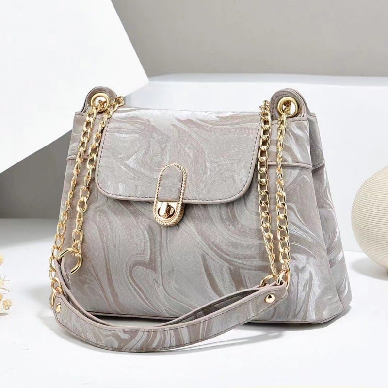 New Macaron Printed Trendy Casual High-End All-Match Shoulder Bag Women'S Small Square Bag Handbag Crossbody Bag - Image 5