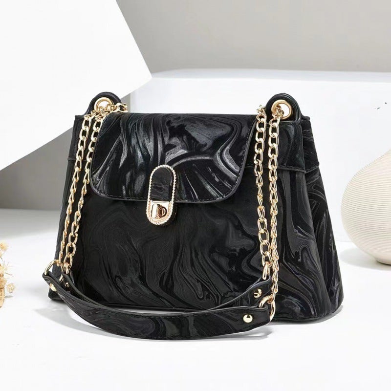 New Macaron Printed Trendy Casual High-End All-Match Shoulder Bag Women'S Small Square Bag Handbag Crossbody Bag - Image 3