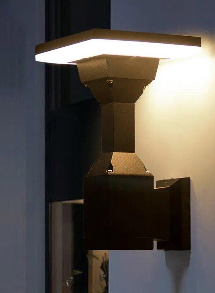 Vmax 2 Pieces Modern Outdoor LED Garden Post Light, 12W, 30cm,  – Warm White Landscape Garden Patio Path Lamp (Square-Warm White-2 Pcs) - Image 4