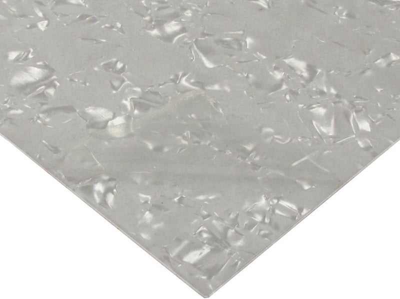 FLEOR 20x17cm Acoustic Pickguard Blank Material Self Adhesive Guitar Pick Guard Scratch Plate Sheet, White Pearl - Image 5