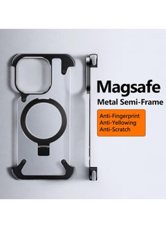 Generic Metal Phone Case for iPhone 13 Pro Max Blue with Phone Screen Protector  - Image 3