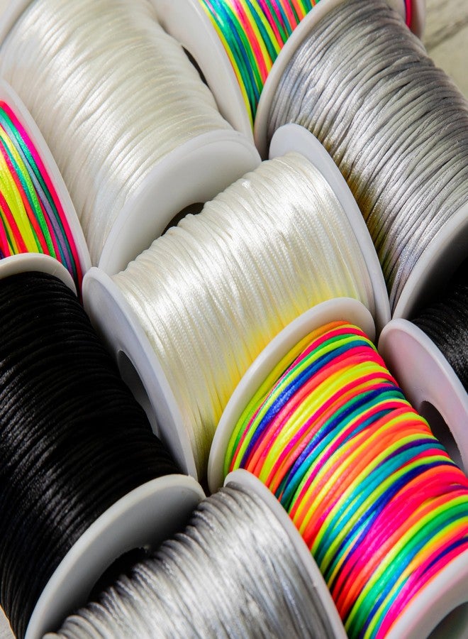 Promise Babe Black Satin Rattail Cord for Baby Teething Necklace 75m DIY Teether Craft Supplies Line - Image 5