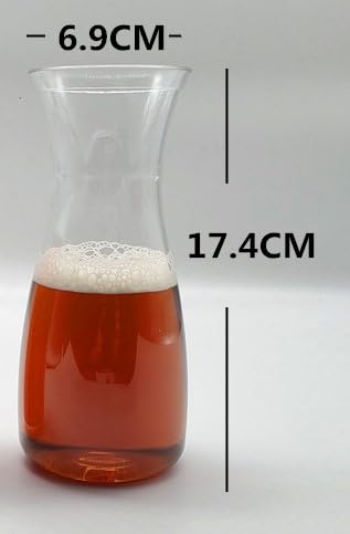 THW® PC Wine Decanters Carafe 16 oz/ 480 ml Unbreakable PC Decanter (Clear) / Used for soda/Water/Juice Bar Wine Carafe for Bars resurant and Home use - Image 2