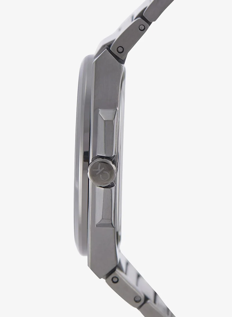 Calvin Klein  Meta-Minimal Analogue Watch with Steel Bracelet - 25200458 for Men | Best Price UAE