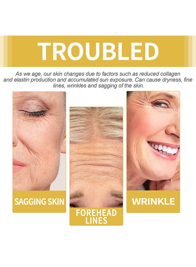 EELHOE Taro Peptide Deer Bone Soluble Collagen Membrane-Forehead Fine Line Chuan Line Moisturizing Moisturizing and firming skin protein membrane, Cheek Patch *2pcs+ Forehead patch *1pcs+ Serum spray 10ml - Image 4