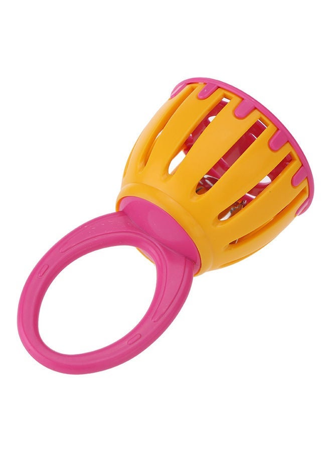 NIBEMINENT Mini Handled Cage Bell Rattle Percussion Musical Instrument Educational Toy - Image 4