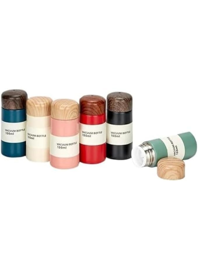 جروب تايجر قارورة حرارية صغيرة سعة 150 مل للقهوة والشاي والحليب، قارورة صغيرة للمشروبات الساخنة والباردة، زجاجة مياه صغيرة من الستانلس ستيل 304، كوب محمول بتفريغ الهواء للعمل والسفر (اخضر مينت، 150 مل) - Image 5