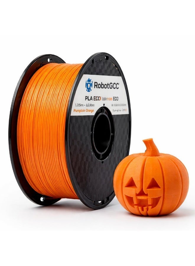 robotgcc Orange PLA ECO Filament 1.75mm 1KG 3D Printer Filament, Eco Friendly PLA Material, Easy Print Filament, Smooth Extrusion, Low Warping, Stable Diameter ±0.05mm, Matte Orange PLA, High Speed FDM Printing Filament, Low Odor, Precision Printing Material - Image 2