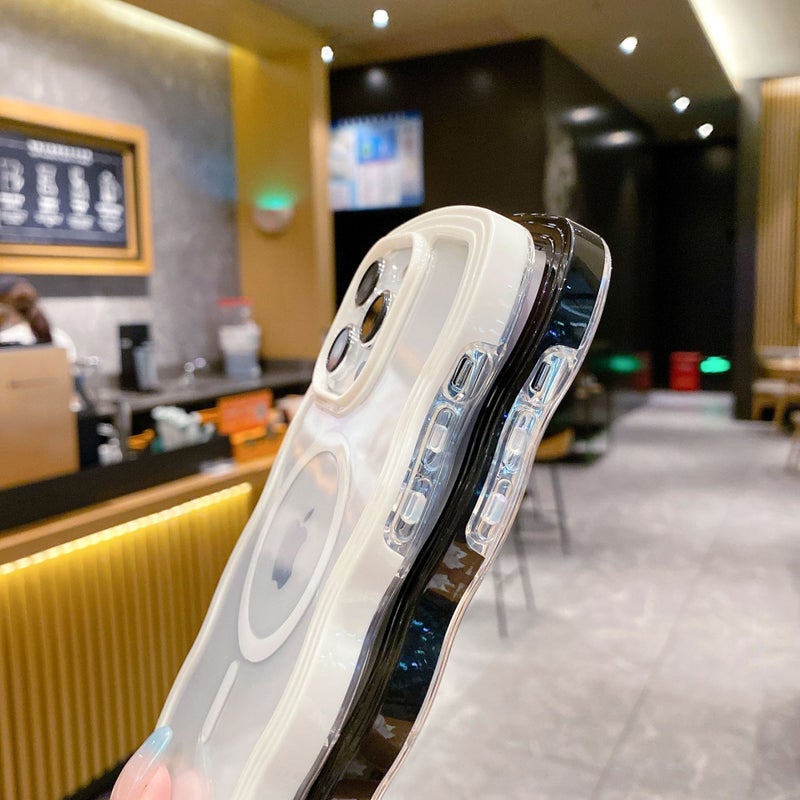 Two-in-one wave magnetic 16 for iphone15promax Apple 13 mobile phone case 12 wholesale 11 protective cover - Image 3