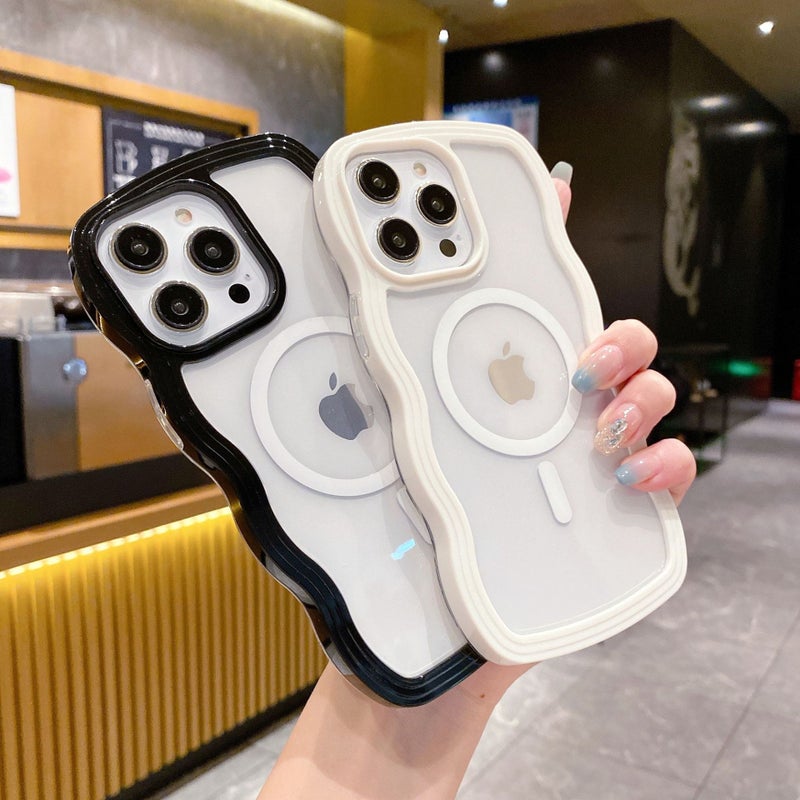 Two-in-one wave magnetic 16 for iphone15promax Apple 13 mobile phone case 12 wholesale 11 protective cover - Image 4