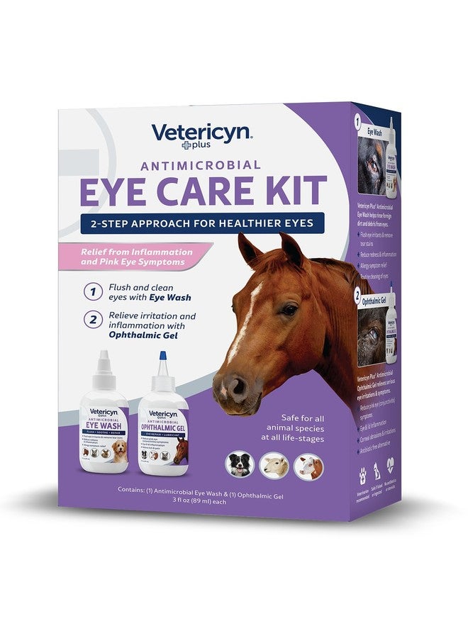 Vetericyn Plus Dog and Cat Eye Care | Flush and Soothe Eye Irritations, Dog Tear Stain Cleaner, Safe for All Animals. (Eye Care Kit) - Image 1