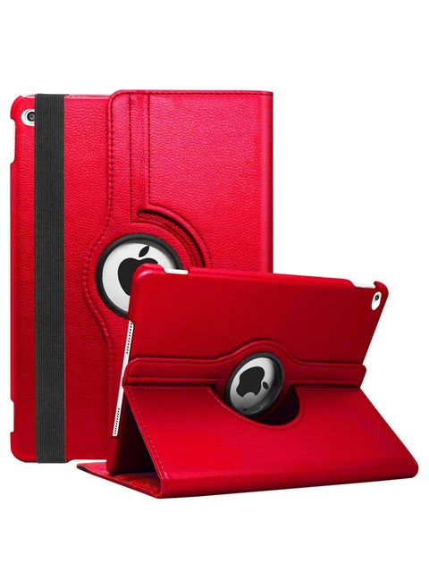 ELTERAZONE New iPad 9.7 2018 2017 / iPad Air 2 Case - 360 Degree Rotating Stand Protective Cover with Auto Sleep Wake for iPad 9.7 inch (6th Gen, 5th Gen) / iPad Air 2/ iPad Air (Red)