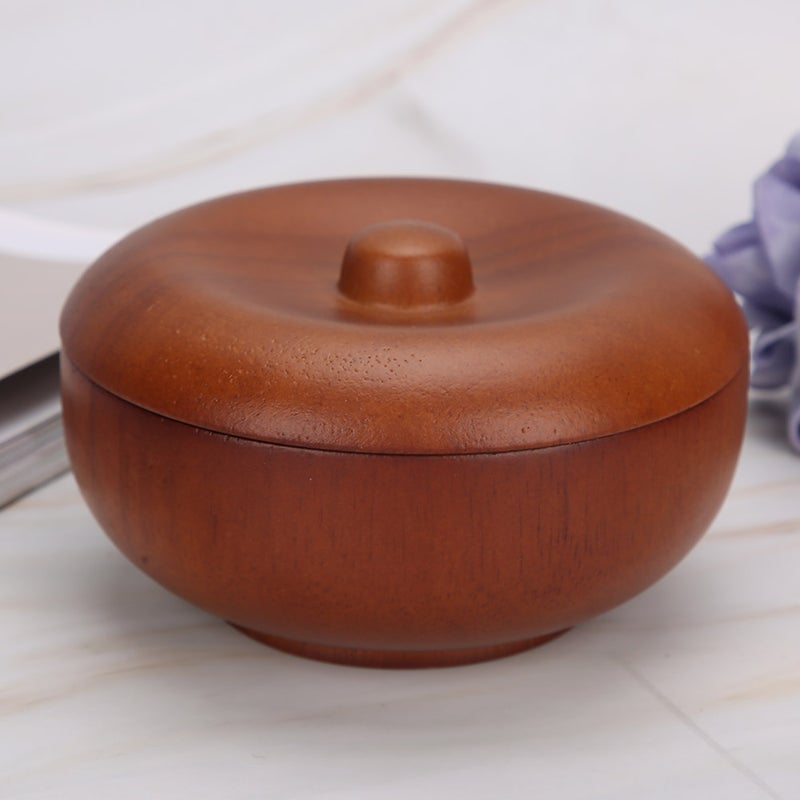 Wooden Shaving Brush Bowl Mug Shave Soap Cream Mug Professional Shaving Bowl Barber Tool - Image 4