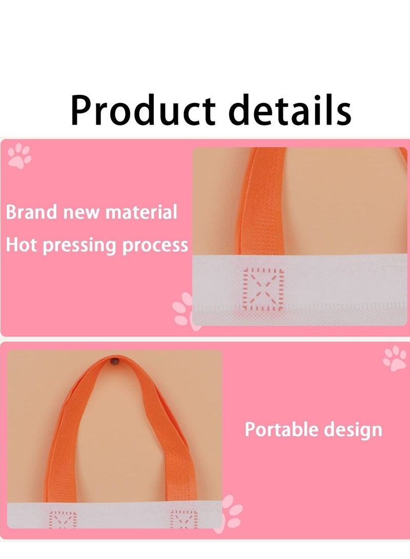 SYOSI 20 Pack Graffiti Bag Non-Woven DIY Kids Party Tote Bag Eco Pattern Coloring Crafts Self Paint for Arts Color Filling Gifts(10 Random Themes)  - Image 3