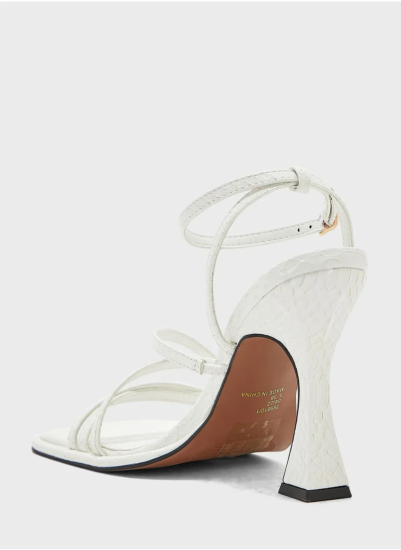 RIVER ISLAND Triple Strap Barely There Sandals