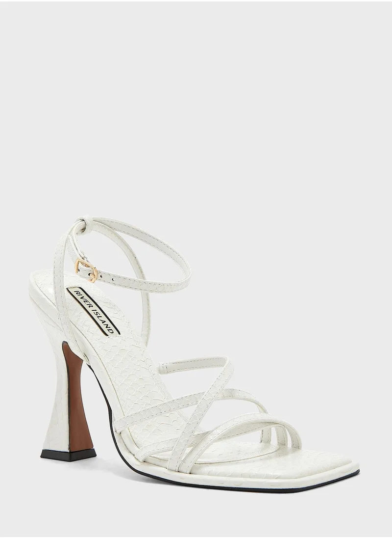 RIVER ISLAND Triple Strap Barely There Sandals