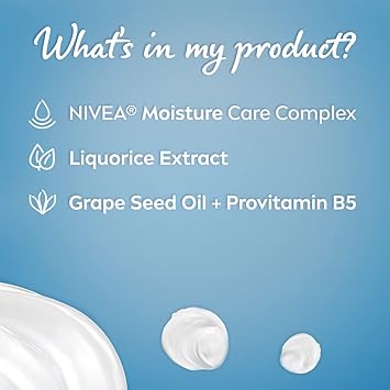 NIVEA Sensitive Night Cream 50 ml Face Cream for Sensitive Skin with Liquorice Extract and Grape Seed Oil Regenerating Skin Care - Image 3