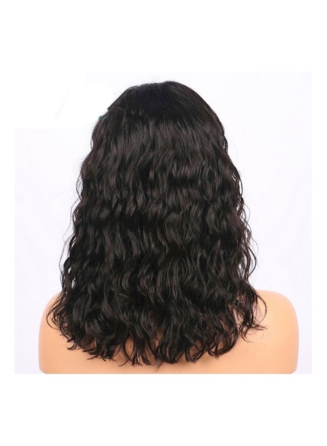 Short Curly Hair Wig Black - Image 2