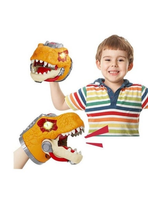 Dinosaur Hand Puppets Dinosaur Toys Animal Head with Roaring Sound and Light Realistic Dino Toys Gift