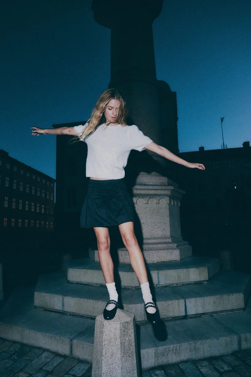 H&M Pointelle-knit top