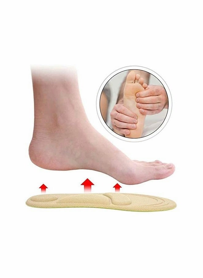 Barakah Memory Foam Insoles, PU Sport Insoles, Comfortable Breathable, Shock Absorption Arch Support Insoles (Men 38-42.5/ Women 37-42) - Image 5