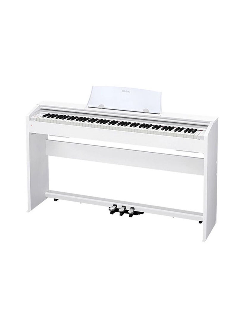CASIO - Casio PX-770WE Privia 88-Key Digital Piano (White) - Image 1