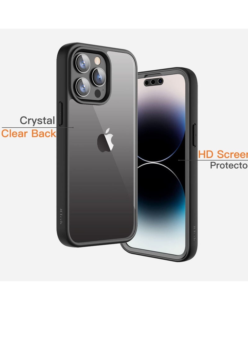 Jetech Case for iPhone 14 Pro with Built in Screen Protector Anti Scratch 360 Degree Full Body Rugged Phone Cover Clear Back - Image 2