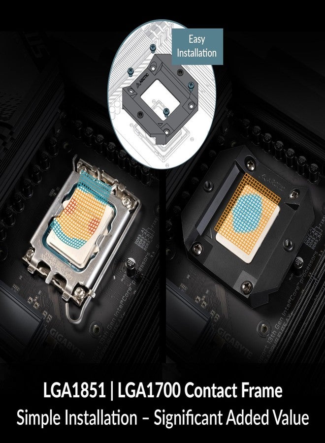 Arctic مبرد مياه ARCTIC Liquid Freezer III 420 A-RGB - مبرد مياه AIO لوحدة المعالجة المركزية، تبريد مياه للكمبيوتر، إنتل وأيه إم دي، مضخة تعمل بكفاءة مع تحكم PWM، مروحة: 200-1900 RPM، إطار اتصال LGA1851 و LGA1700 - أسود - Image 4