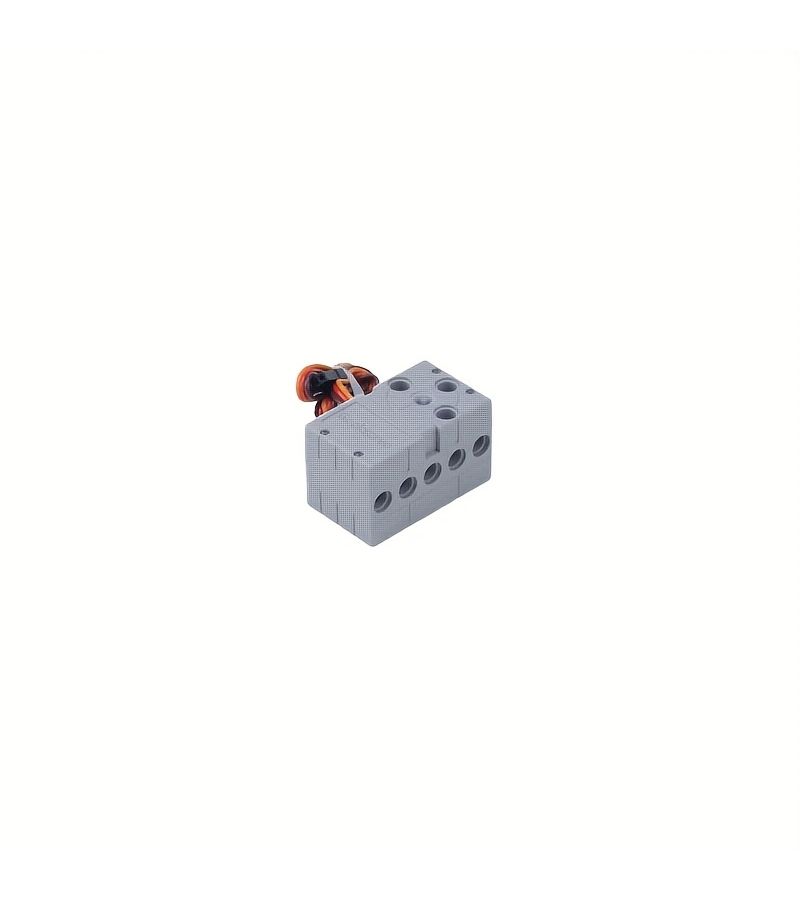 4.41 LB Grey Slow Speed Servo Motor Dual Output Shaft Compatible With Makecode Scratch Programming For Building Blocks - Image 4