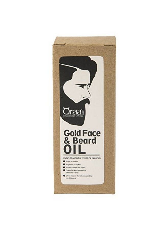 Qraa 24K Gold Face And Beard Oil 30 Ml  - Image 2