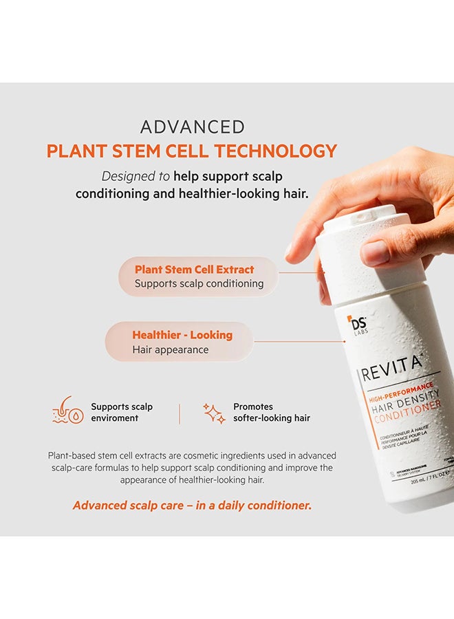 ds labs Revita High Performance Hair Density Conditioner For Men & Women - Scalp Refreshing Hydration for Fuller Looking, Weightless Hydration, Caffeine, Turmeric, Sulfate & Silicone Free, Color Safe 205ml - Image 5