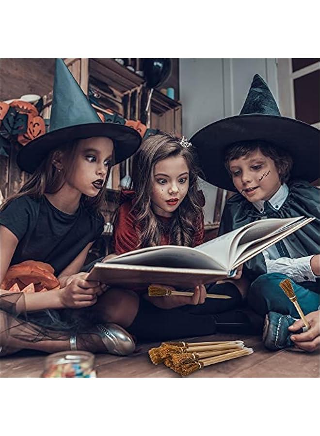 Arabest Witch Broom Pencils - Set of 12, Great for  Parties, Ideal for Children, Teenagers, and Adults, Perfect for Classroom Use  - Image 5