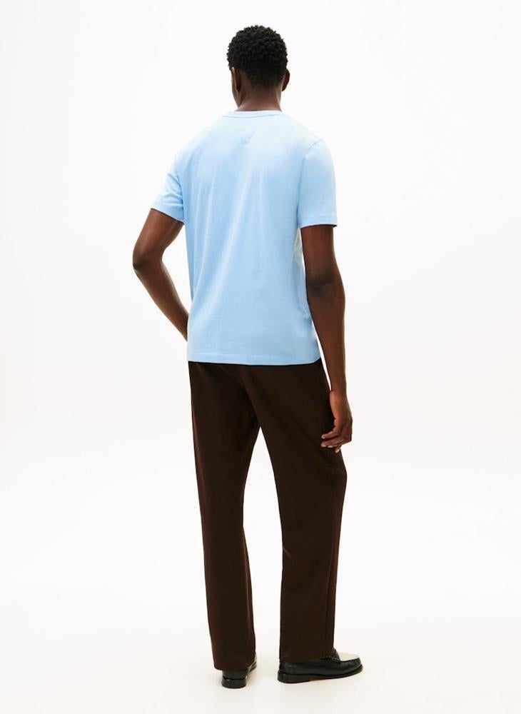 TOMMY HILFIGER Flag Embroidery Crew Neck T-Shirt - Image 2